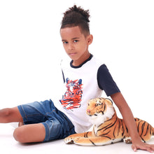 Load image into Gallery viewer, Kids Tiger Short Sleeve T Shirt