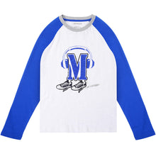 Load image into Gallery viewer, Kids Long Sleeve Tops Clothes White Blue