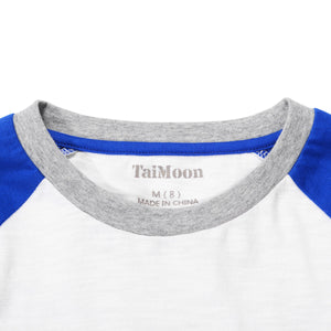 Kids Long Sleeve Tops Clothes White Blue