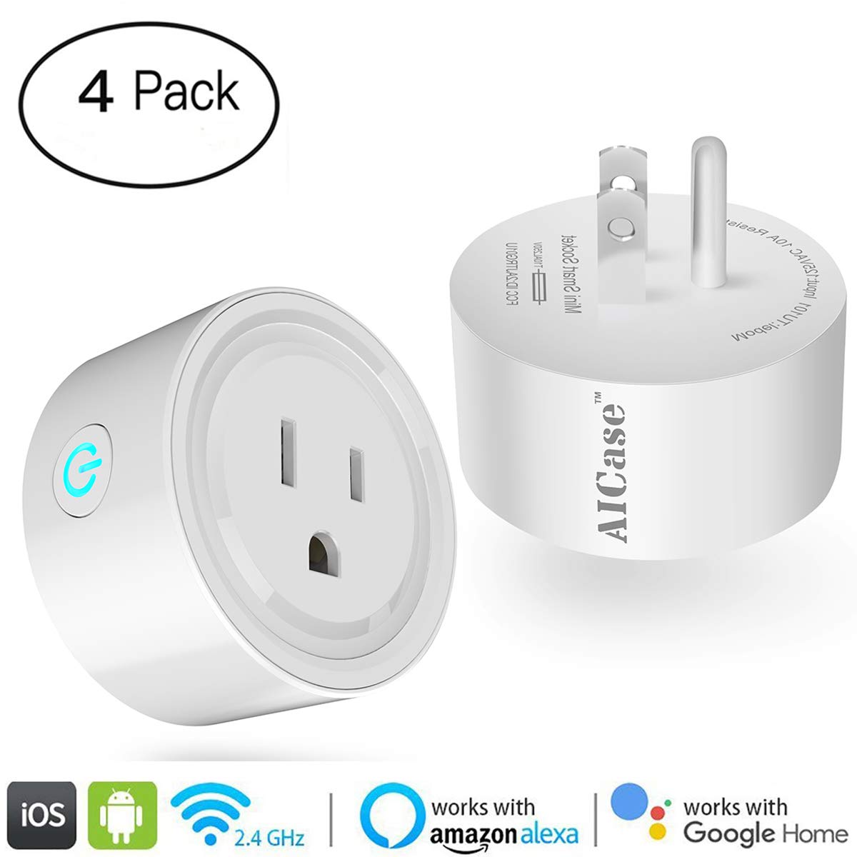 Smart Plug Wi-Fi Enabled Mini Smart Socket Compatible with
