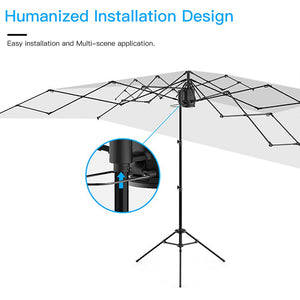 Car Tent Umbrella, Automatic Anti-UV Car Tent Movable Carport Folded Portable Automobile Protection Car Umbrella