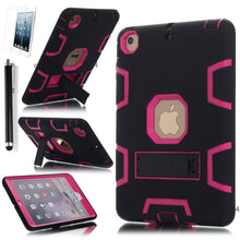 Load image into Gallery viewer, Heavy Duty Hybrid Shockproof Hard Case Cover Rubber Stand For iPad Mini 1/2/3