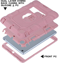 Load image into Gallery viewer, Hybrid Shockproof Hard Rubber Kickstand Case Cover for Apple iPad Mini 1/2/3