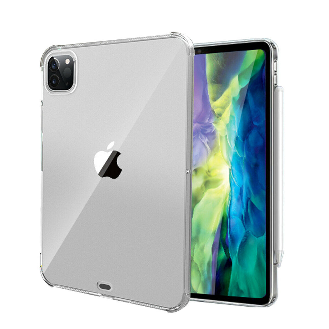 iPad Pro 11 or 12.9 Slim Case Shockproof Clear TPU Protective Cove Caser