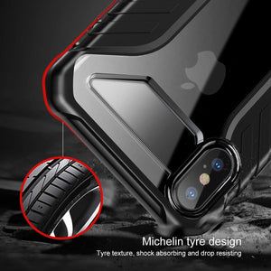 AICase iPhone X or XS Luxury Transparent Clear Back Air Cushion Technology and Secure Grip Drop Protection Protective Case