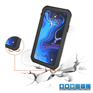 AICase iPhone XS Max Waterproof Shockproof Snowproof DustProof IP68 Certified Fully Sealed Underwater Protective Cover