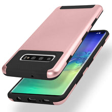 Load image into Gallery viewer, Galaxy S10/S10+ 2 in 1 Anti-Scratch Dual Layer Heavy Duty Tough Armor Hard Plastic Shell Soft Rugged TPU Bumper Shockproof Protective Case