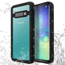 Load image into Gallery viewer, Galaxy S10/Note 9 Waterproof Case IP68 Water Resistant Snowproof Dirtypoof Full Body Protection Transparent Clear Back Case Built-in Screen Protector