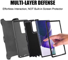 Load image into Gallery viewer, AICase Drop Protection Full Body Rugged Heavy Duty Case for Samsung Galaxy Note 20 with Belt Clip