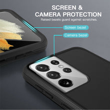 Load image into Gallery viewer, Samsung Galaxy S21 Heavy Duty Hybrid Armor Drop Protection Case