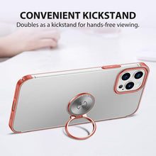 Load image into Gallery viewer, AICase Clear Slim Thin Case with Kickstand Ring Holder for iPhone 12 or 12 Pro
