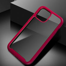 Load image into Gallery viewer, AICase Clear Anti-Slip Hybrid Designed Colorful TPU Bumper Hard PC Transparent Protective Case for iPhone 12 Pro Max