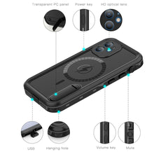 Load image into Gallery viewer, iPhone 12 Waterproof Case Magsafe Shockproof Snowproof Stand Cover