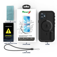 Load image into Gallery viewer, iPhone 12 Waterproof Case Magsafe Shockproof Snowproof Stand Cover