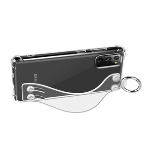 Samsung Galaxy S20 Ultra Clear TPU Shockproof Phone Stand Cover Case