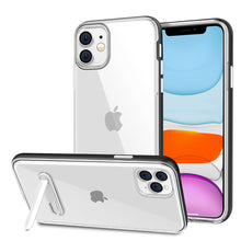 Load image into Gallery viewer, iPhone 11 Pro Max Clear TPU Shockproof Armor Case with Magnetic Stand
