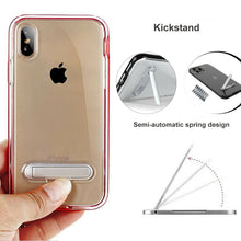 Load image into Gallery viewer, iPhone 11 Pro Max Clear TPU Shockproof Armor Case with Magnetic Stand