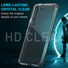 Load image into Gallery viewer, Samsung Galaxy S22 Clear Case Crystal Shockproof Soft TPU Cover