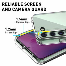 Load image into Gallery viewer, Samsung Galaxy S22 Clear Case Crystal Shockproof Soft TPU Cover