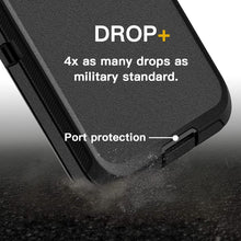 Load image into Gallery viewer, Galaxy S22+ Heavy Duty Drop Protection Full Body Rugged Shockproof DustProof Military Grade Holster Case with Belt Clip and Screen Protector