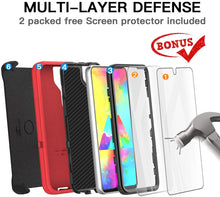 Load image into Gallery viewer, Galaxy S22 Ultra Heavy Duty Drop Protection Full Body Rugged Shockproof DustProof Military Grade Holster Case with Belt Clip and Screen Protector