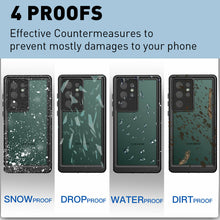 Load image into Gallery viewer, Samsung Galaxy S22 Ultra 5G Waterproof Shockproof Underwater Full Cover Case