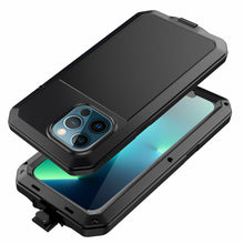 Load image into Gallery viewer, iPhone 13 Aluminum Heavy Duty Cover Case with Screen Protector
