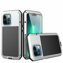 Load image into Gallery viewer, iPhone 13 Aluminum Heavy Duty Cover Case with Screen Protector