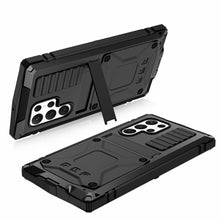 Load image into Gallery viewer, Samsung Galaxy S22 Aluminum Shockproof Stand Case with Screen Protector