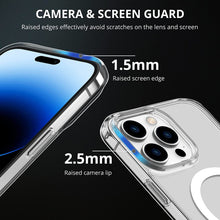 Load image into Gallery viewer, Clear Hybrid Magnetic MagSafe Cover Case For Apple iPhone 14