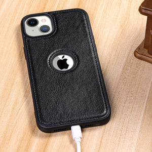 Slim Leather Shockproof Heavy Duty Thin Case for iPhone 14/Pro/Plus/Pro Max