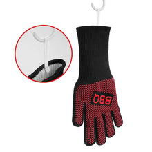 Load image into Gallery viewer, BBQ Gloves Extreme Heat Resistant for Grilling Cooking Fireplace XL