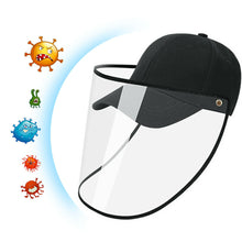 Load image into Gallery viewer, Anti-Saliva Splash Dust Proof Cap Full Face Shield Safety Protection Clear Hat