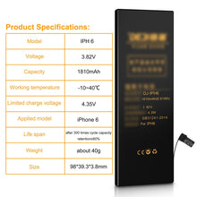Load image into Gallery viewer, DEJI Internal Battery Replacement for iPhone 6