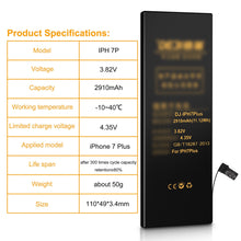 Load image into Gallery viewer, DEJI Internal Battery Replacement for iPhone 7 Plus