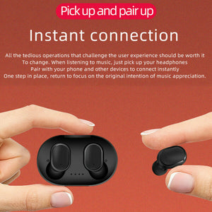 HiFi Dual Wireless Bluetooth Earphone Earbuds For Android IOS Phone