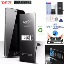 Load image into Gallery viewer, DEJI OEM Replacement Battery and Tool Kits for iPhone 6 6s 7 8 Plus X
