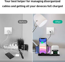 Load image into Gallery viewer, AICase Qi Wireless Charger,3-in-1 Charging Pad,Multiple Devices Wireless Charger Dock for Air Pods iWatch iPhone