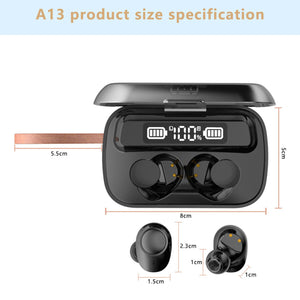 Wireless Earphone Bluetooth 5.1 Earbud Stereo Headset