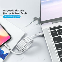 Load image into Gallery viewer, Magnetic 8Pin USB Fast Charging Data Cable Charger for iPhone 12 11 XR XS 8 7 6s