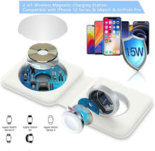 Load image into Gallery viewer, MagSafe Duo Charger Charging Station Pad for iPhone 12/13 and iWatch