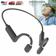 Load image into Gallery viewer, Bone Conduction Wireless Bluetooth Headphones Sports Open Ear Headset with Mic