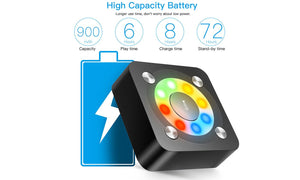LED lights Wireless Speaker HD Bluetooth 4.2 for iphone/ipad/Tablet/Laptop