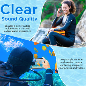 Universal Waterproof Diving Case Cover Type-C Adapter for Samsung Google iPhone Xiaomi Moto