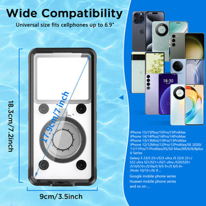 Universal Waterproof Diving Case Cover Type-C Adapter for Samsung Google iPhone Xiaomi Moto