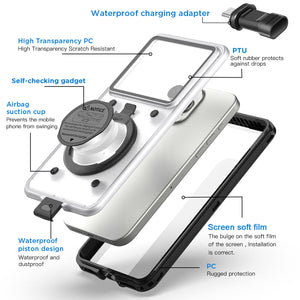 Universal Waterproof Diving Case Cover Type-C Adapter for Samsung Google iPhone Xiaomi Moto