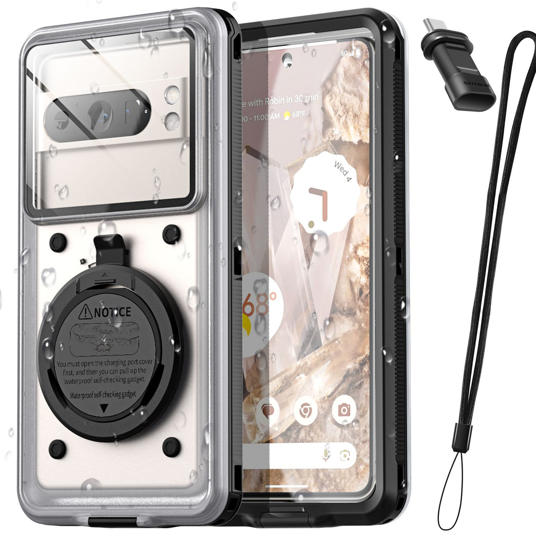 Universal Waterproof Diving Case Cover Type-C Adapter for Samsung Google iPhone Xiaomi Moto