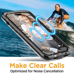 AICase Self-Check Waterproof Diving Phone Case for iPhone 12 13 14 Pro Max 14 Plus