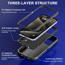 Load image into Gallery viewer, iPhone 17 Heavy Duty Shockproof Rugged Case