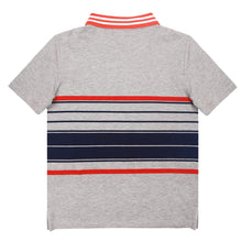 Load image into Gallery viewer, Kids Short Sleeve T shirt Tops Gray Orange